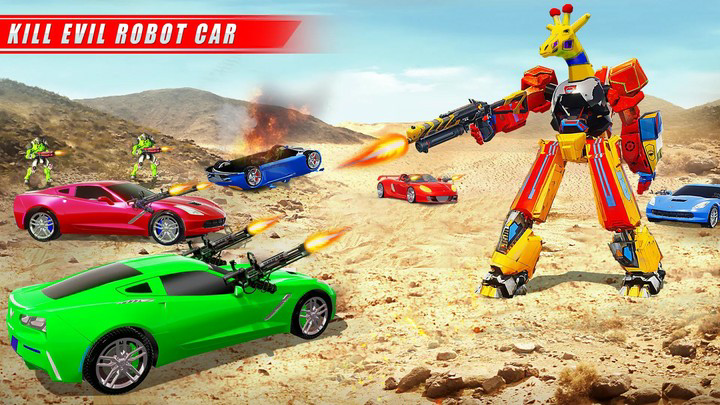 Giraffe Robot Car TransformMod  Apk v3.0.1
