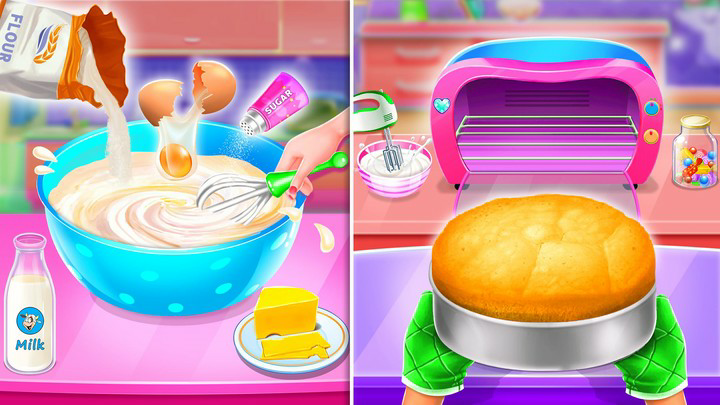 Sweet Bakery - Girls Cake GameMod  Apk v8.6.1