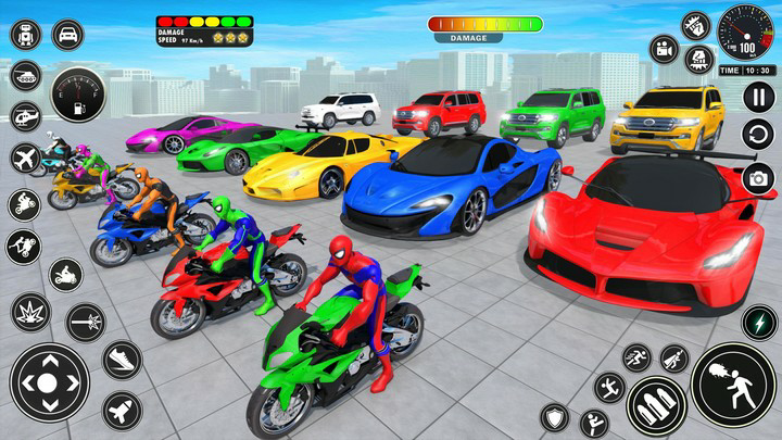 Superhero Mega Ramp Car StuntsMod  Apk v1.29