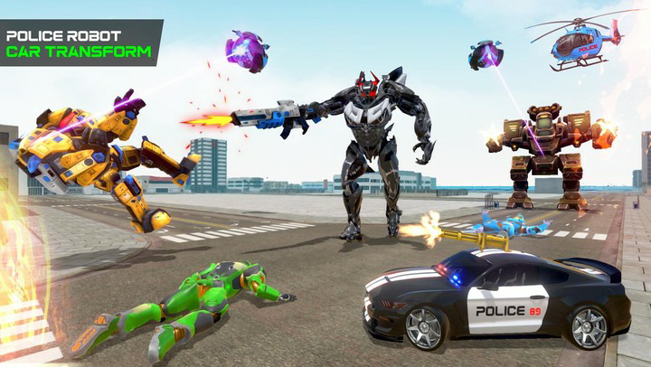 Grand Robot Car Transform GameMod  Apk v1.35