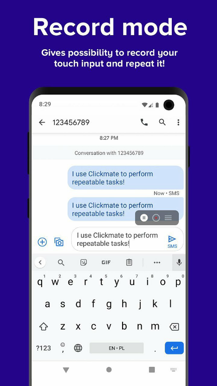 Auto Clicker Macro: ClickmateMod  Apk v6.0.4(Pro features Unlocked)