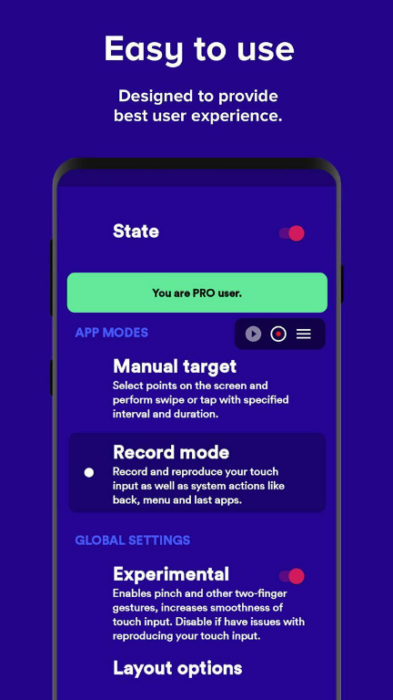 Auto Clicker Macro: ClickmateMod  Apk v6.0.4(Pro features Unlocked)