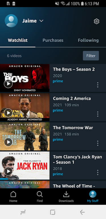 Amazon Prime Video (Mod)Mod  Apk v3.0.345.4555