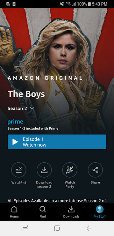 Amazon Prime Video (Mod)Mod  Apk v3.0.345.4555