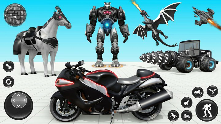 Robot Bike Shooting GameMod  Apk v1.23