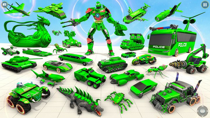 Flying Bus Robot Car Game 3dMod  Apk v1.45