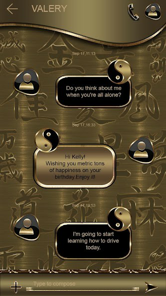 Ying Yang Go SMS themeMod  Apk v2(Paid for free)