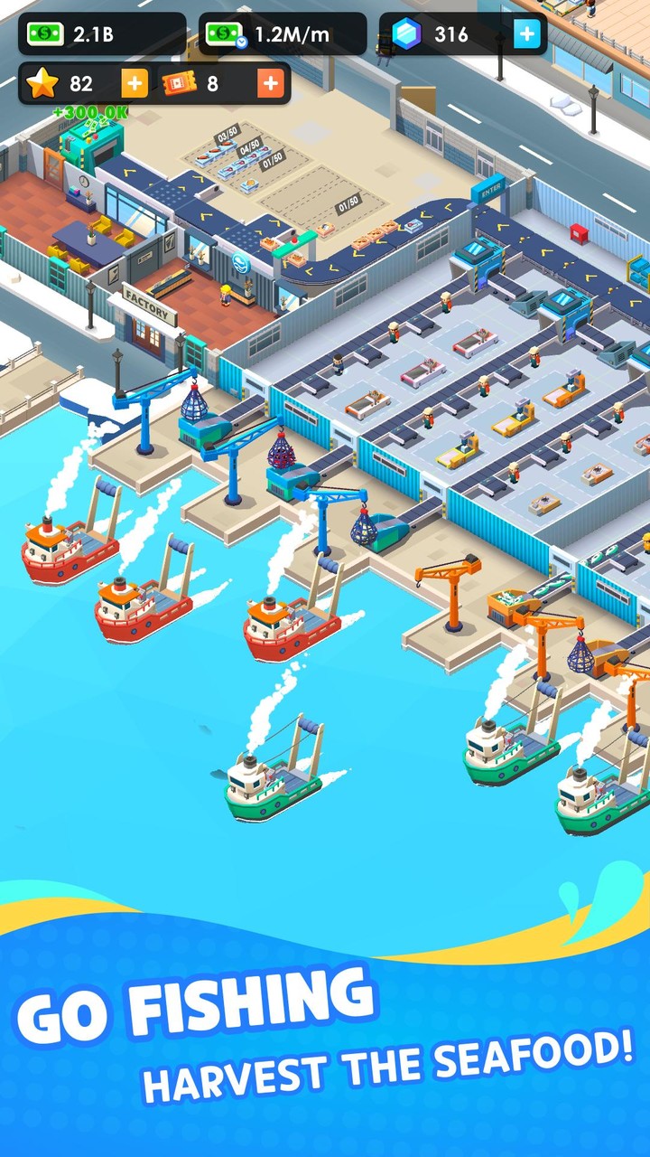 Idle Seafood Inc - Tycoon Apk v1.5.25