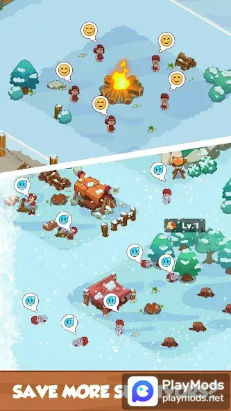 Icy Village Tycoon SurvivalMod  Apk v1.6.0(Mod Menu)