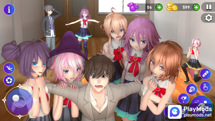High School Love Sim Life GameMod  Apk v0.0.7(No Ads)