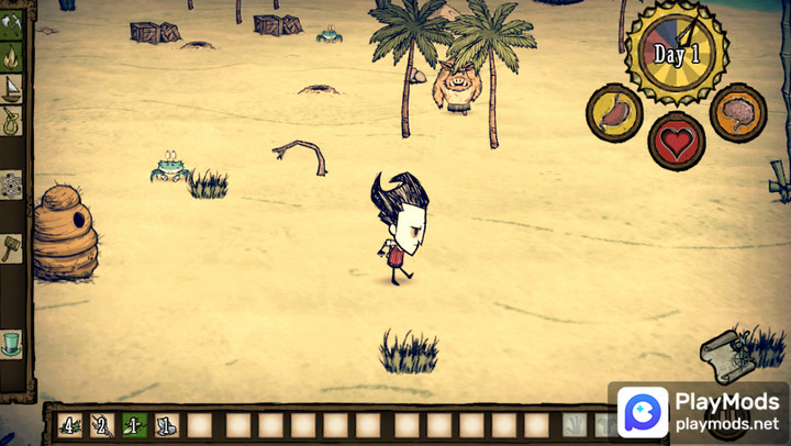 Don't Starve: ShipwreckedMod  Apk v1.33.3(Giant Country + Beach)