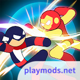 Stickman Heroes: Battle of GodMod  Apk v0.1.7(Shop Item Any Purchase)