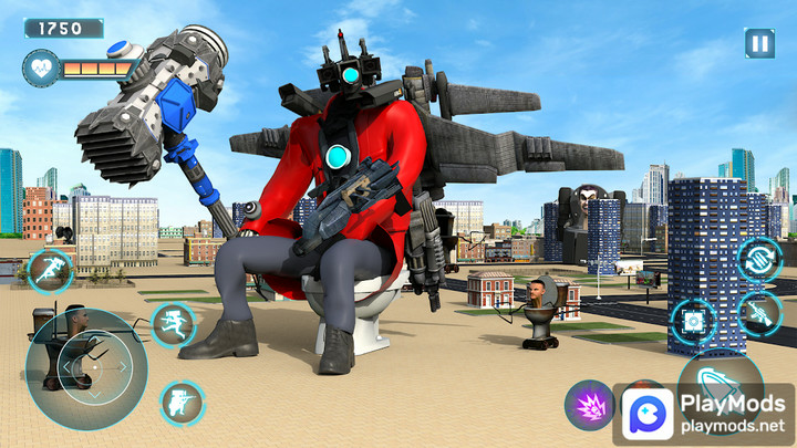 Toilet Rope Monster Game 3DMod  Apk v1.15(unlimited money)