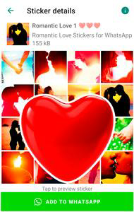 Romantic Love Stickers