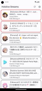 Hololive Streams