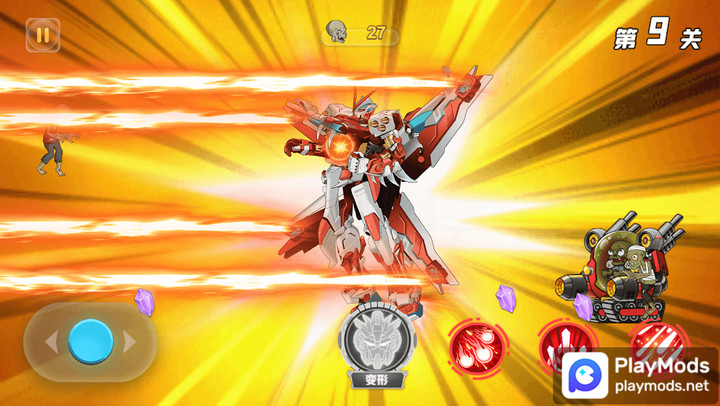Dino Robot vs Zombies - MechMod  Apk v1.0.0(Unlimited Diamonds)
