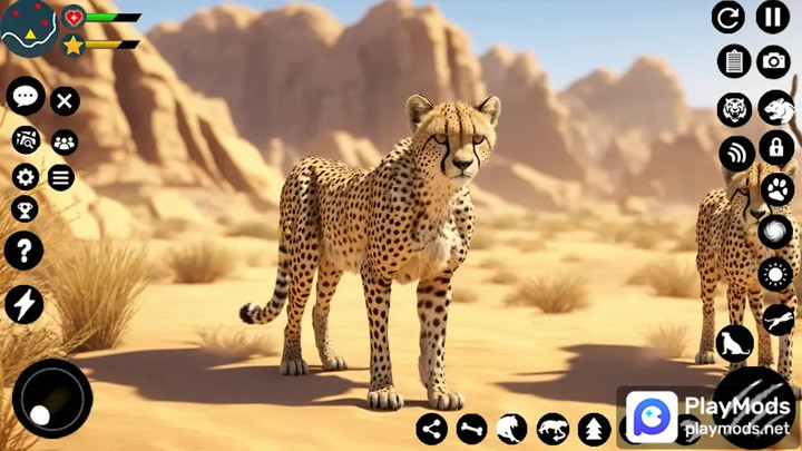 Wild Cheetah Family SimulatorMod  Apk v2.2(Unlimited Resources)