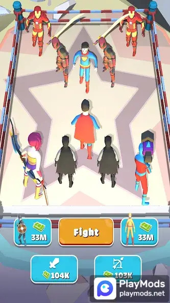 Super Hero Fight BattleMod  Apk v1.15(No Ads)