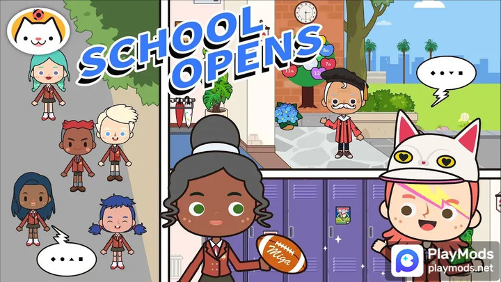 Miga Town My SchoolMod  Apk v1.6(Unlocked All maps)