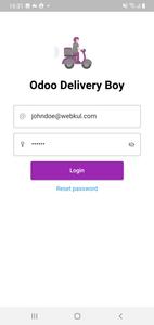 Odoo Delivery Boy Application