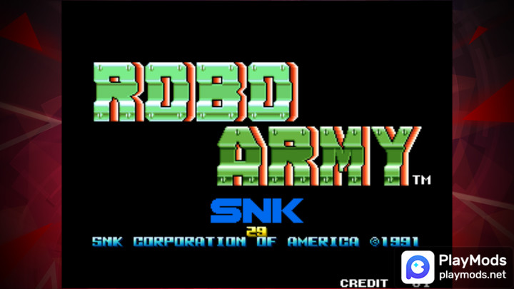 ROBO ARMY ACA NEOGEOMod  Apk v1.00(Unlock paid content)