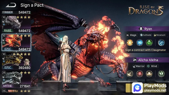 Rise of DragonsMod  Apk v1.114.121401(Speed Hack/No Ads)