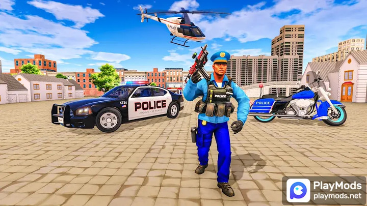 Police Simulator Cop Games 3DMod  Apk v1.0.1(Speed change)