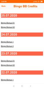 Daily Gifts for Bingoo Blitzz