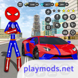 Stick Rope Hero Superhero GameMod  Apk v3.4.2(Unlimited Resources)