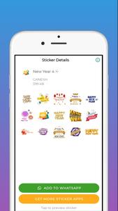 New Year Stickers 2024