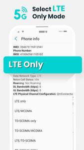 5G/4G LTE Only Network Mode