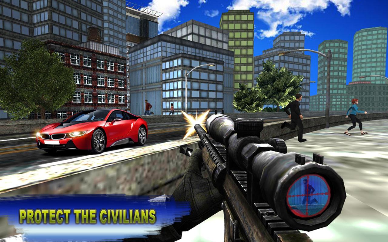 Military Sniper Strike Attack with Commando Kill