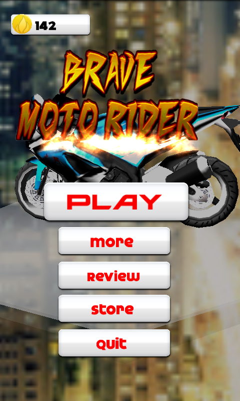 Brave Moto Rider