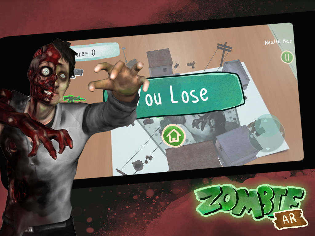 Zombie Augmented Reality Game (AR)