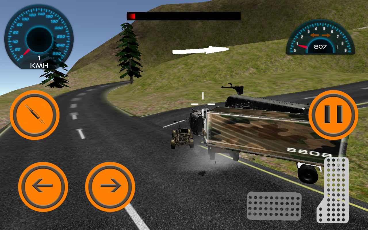 Truck Cops and Car Chase