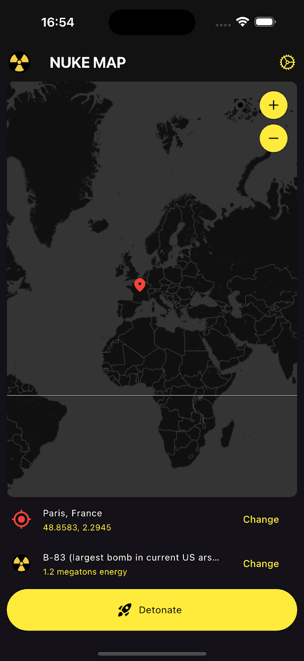 Nuke Map