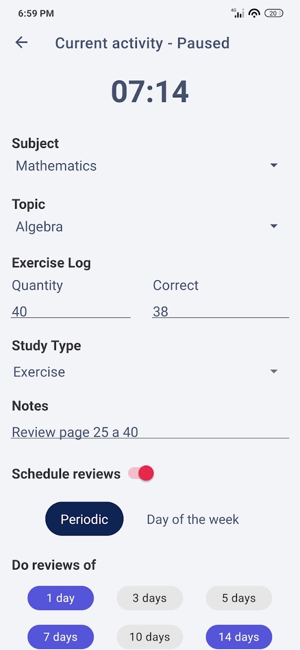 Aprovado - Manage your Study