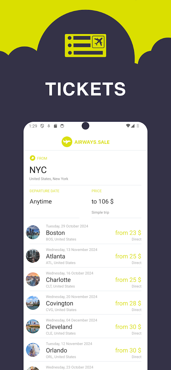 Cheap flights - Airways.Sale