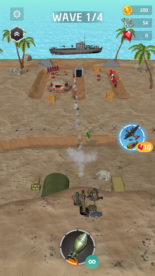 Mortar Squad - Artillery Game