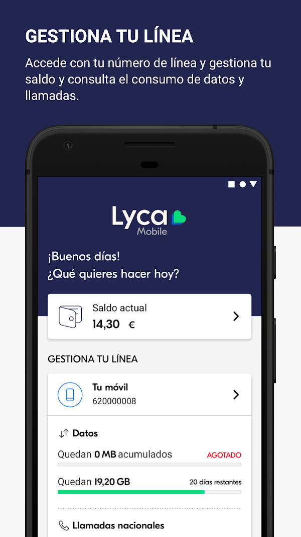 I'm Lyca - Customer area