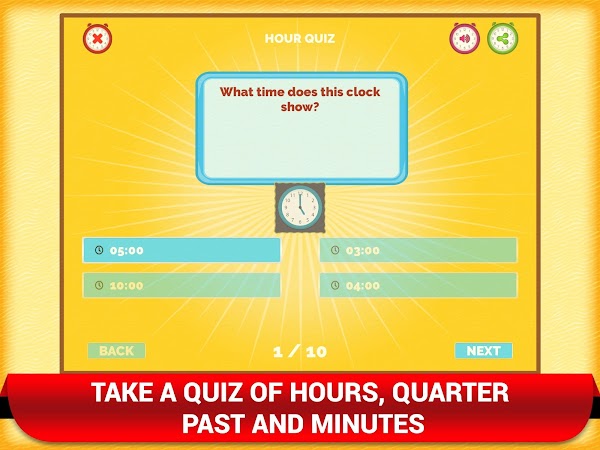 Learning Clock Math Time Game