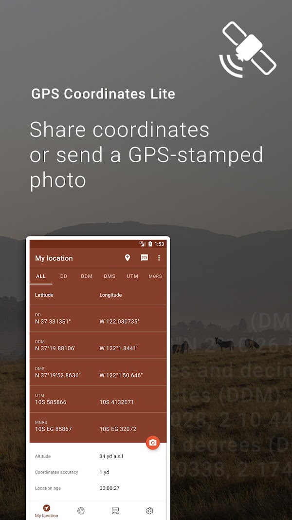 GPS Coordinates Converter Lite